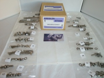 Edelstahl innensechskant schraubensatz Kreidler Eitank